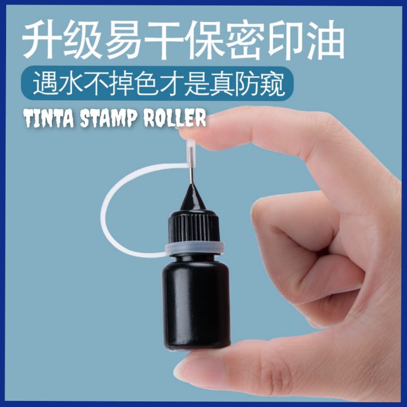 TINTA STAMP ROLLER TINTA HITAM 5ML TINTA STEMPEL STAMP INK