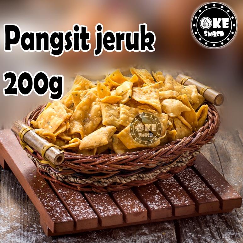 

Dijual Murah ★★★ Keripik Pangsit Jeruk 200gr ✯