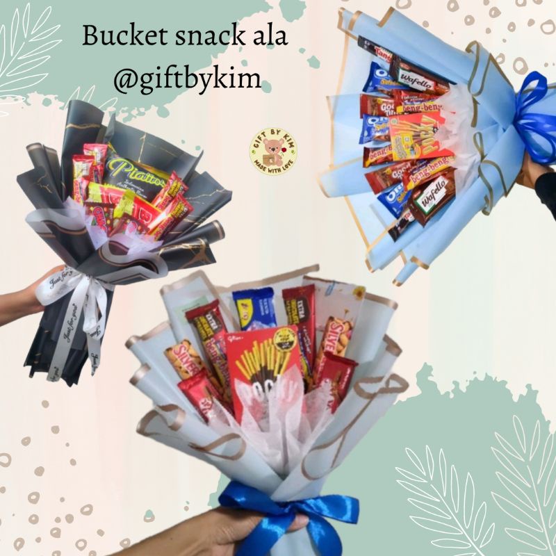 bucket bunga/bucket snack/ bucket coki/bucket kecil/bucket besar/ bucket /bucket foto bouquet foto /