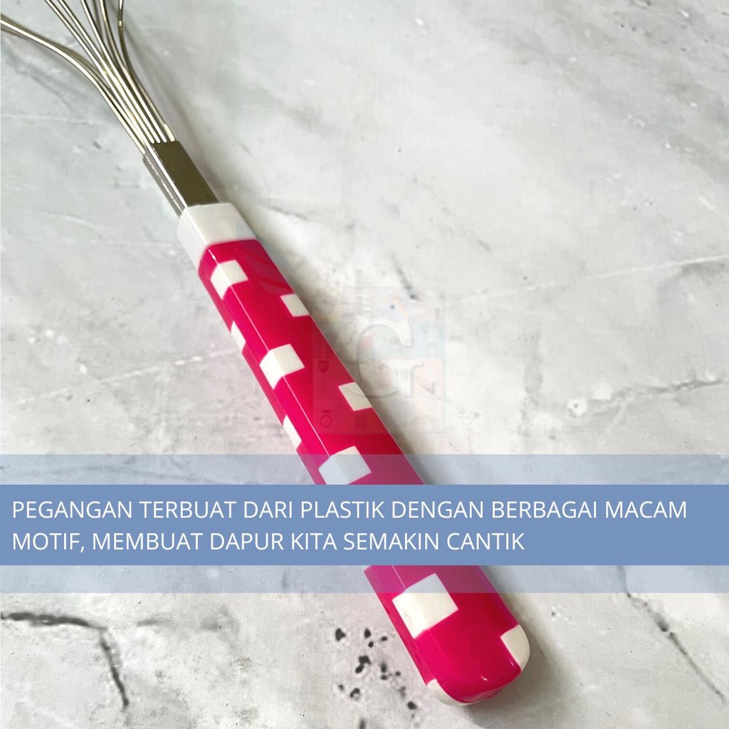 Kocokan Telur / Whisk Stainless Steel Ukuran M