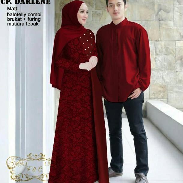 Cod Couple Darlene Ff / Cp Hq (5Warna) Baju Pasangan Muslim 99