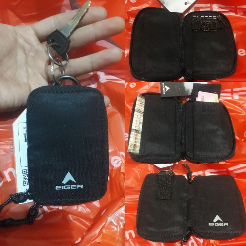Eiger1989 Percha Wallet Original - Dompet Gantungan Kunci Motor Mobil