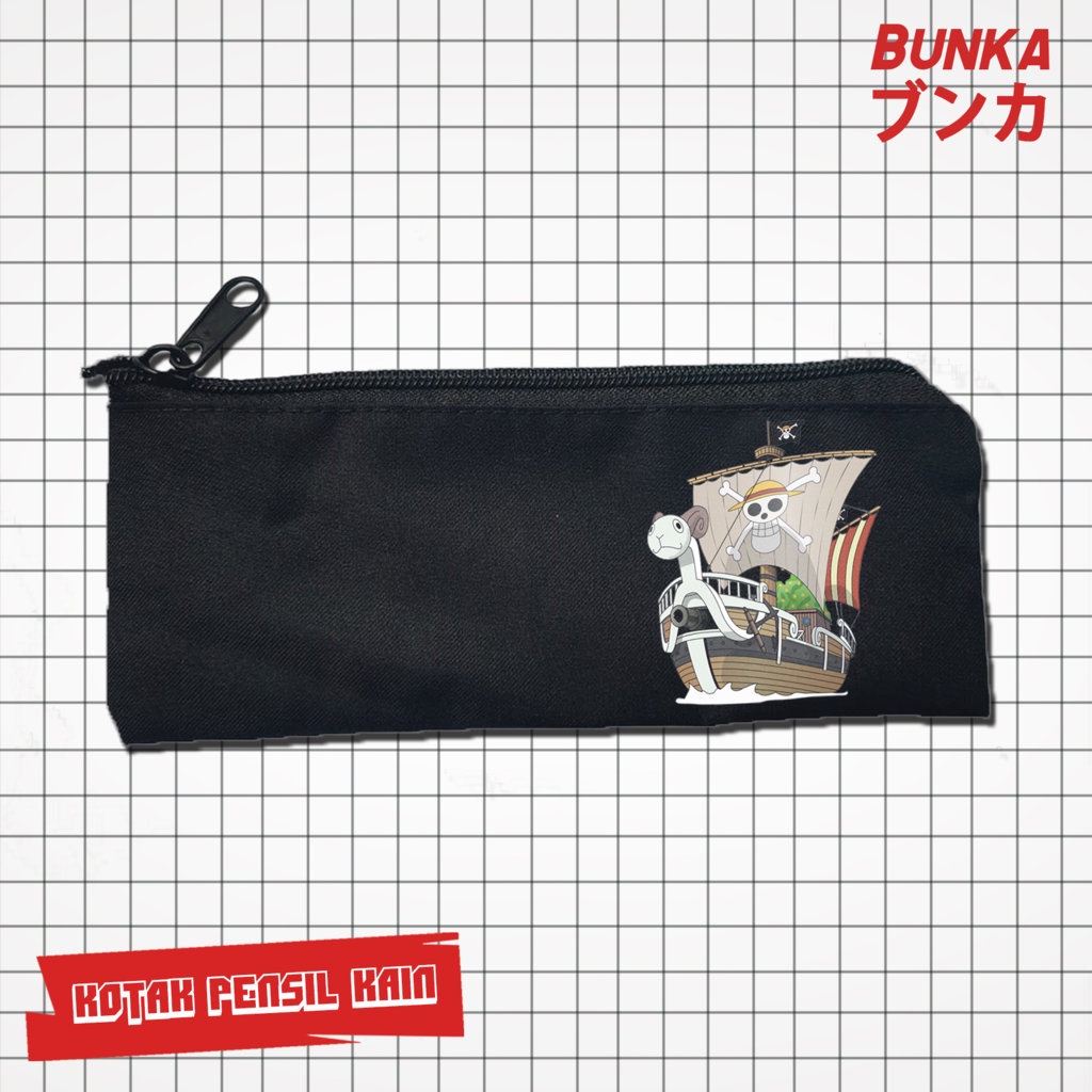 

Pouch Tempat Pensil Anime One Piece Going Merry Murah Bahan Kain Souvenir Pernikahan Bisa Bayar Ditempat cod