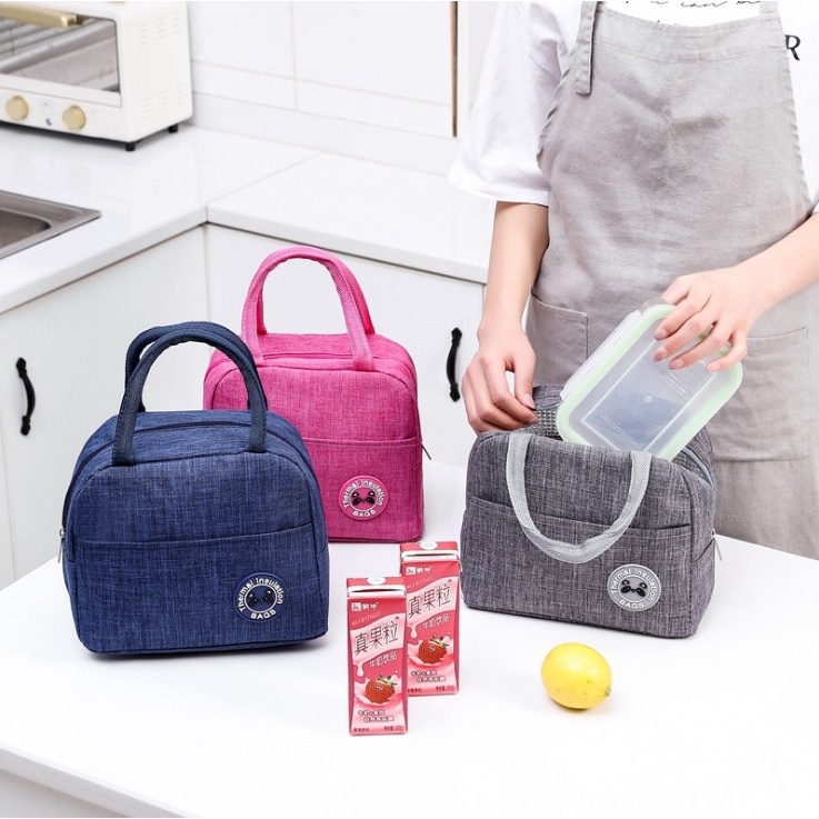 AFM Tas Travel Tempat Bekal Lunch Bag Premium Cooler Bag Bahan 2 Lapis