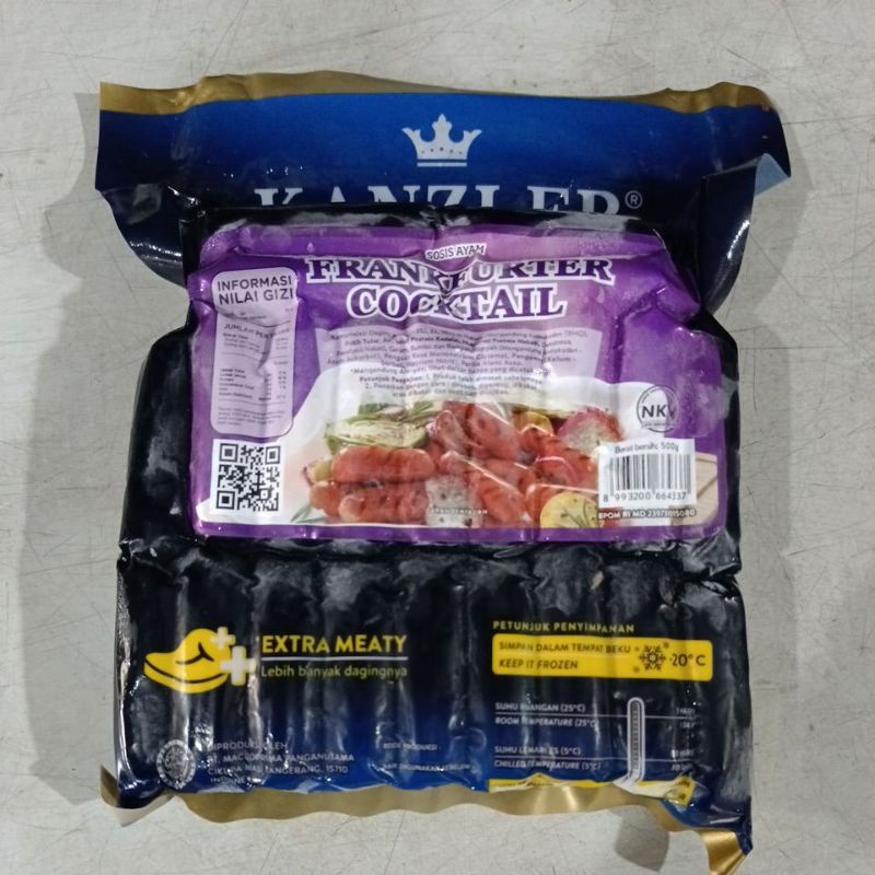 

KANZLER FRANKFURTER COCKTAIL 500GRAM