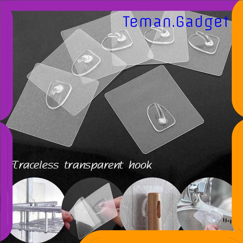 TG-RAK KITPIPI Rak Gantungan Hook Wall Hanger Organizer Adhesive 5 PCS - TC21