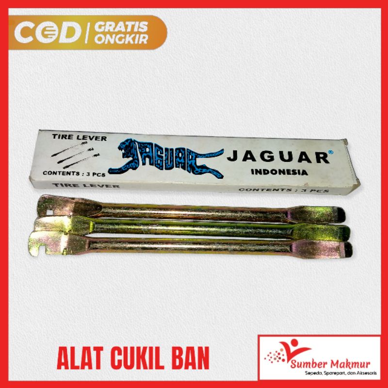 Tire Lever Alat Cukil Ban Sepeda dan Motor Bahan Besi Jaguar