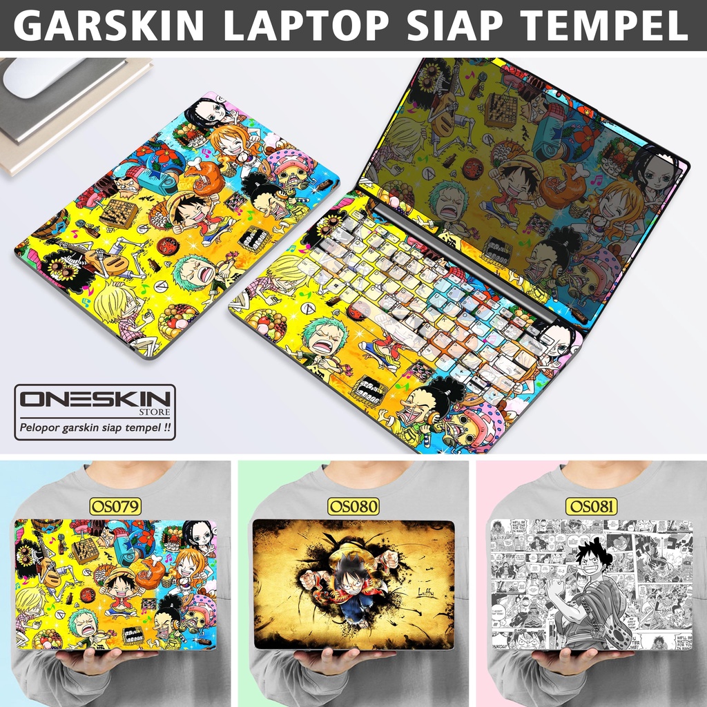 Garskin Laptop/Laptop Toshiba/Handphone Asus/Lenovo/Xperia-One Piece 1