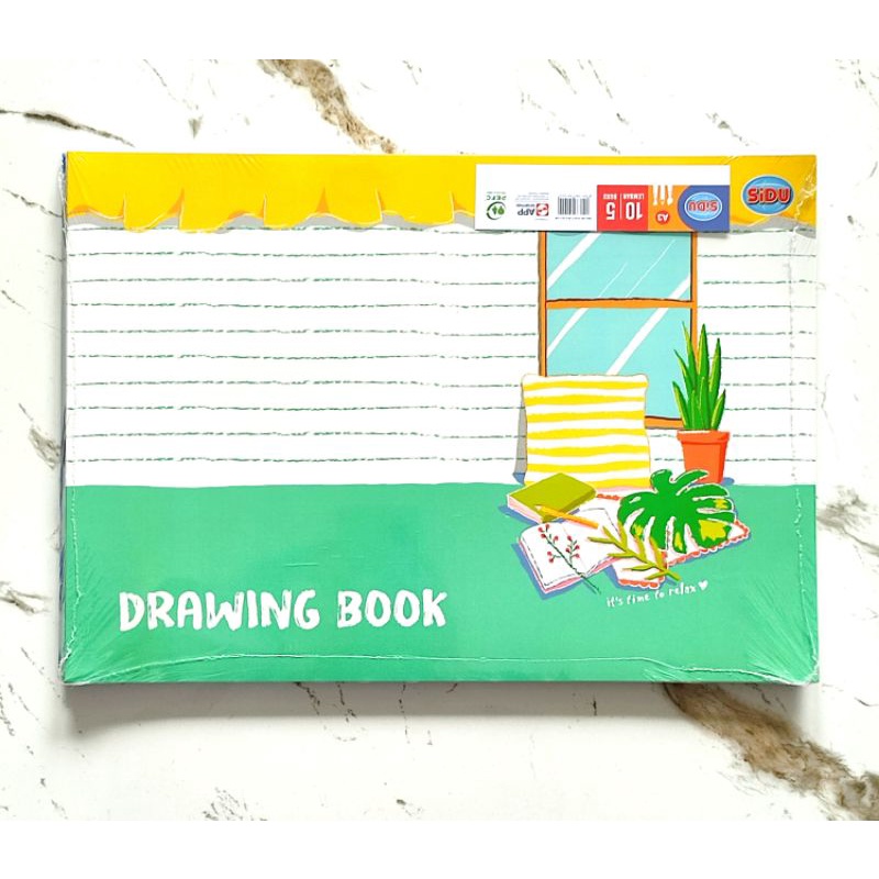 

RK Buku Gambar A3 Sidu Drawing Book ( 1 Pack / 5 Buku)