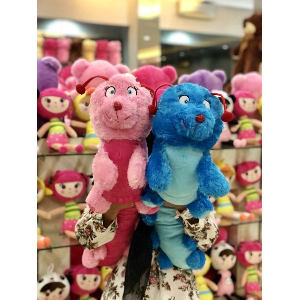 Boneka cutterpillar Boneka Ulat Bulu panjang jumbo gendut padat halus SNI Boneka pajangan mobil Bone