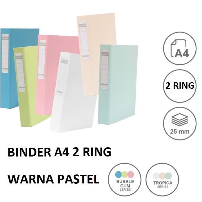 

Hadir Terbatas Bantex Binder A4 2 Ring Warna Pastel