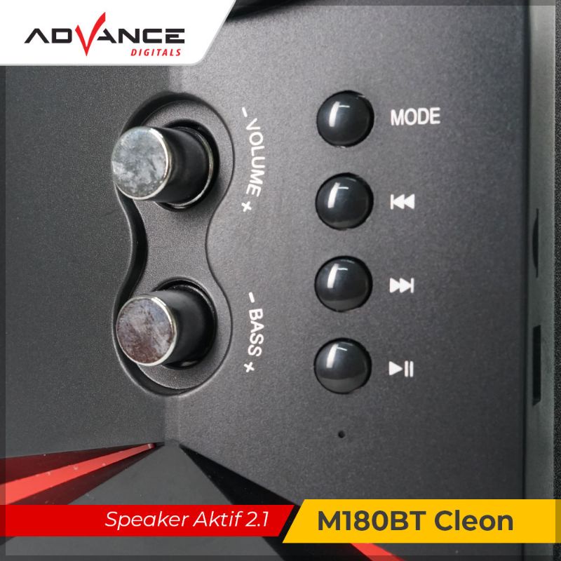 Advance Speaker Aktif Multimedia 2.1 Bluetooth Subwoofer M180BT CLEON