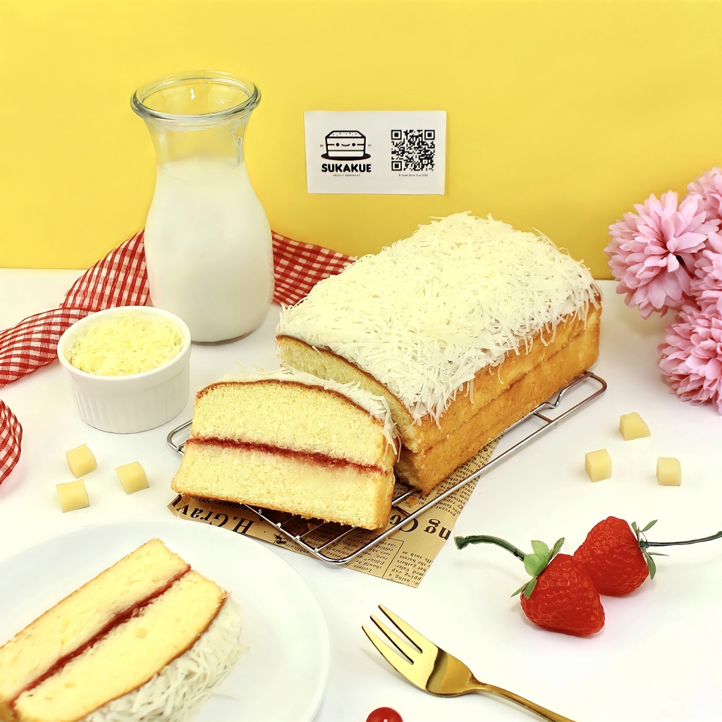 

Sponge Cake Strawberry Cheese