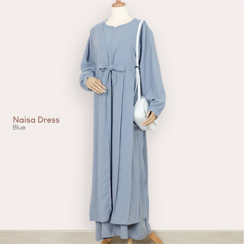 Naisa Dress | Daily Gamis Syar'i Wolfis