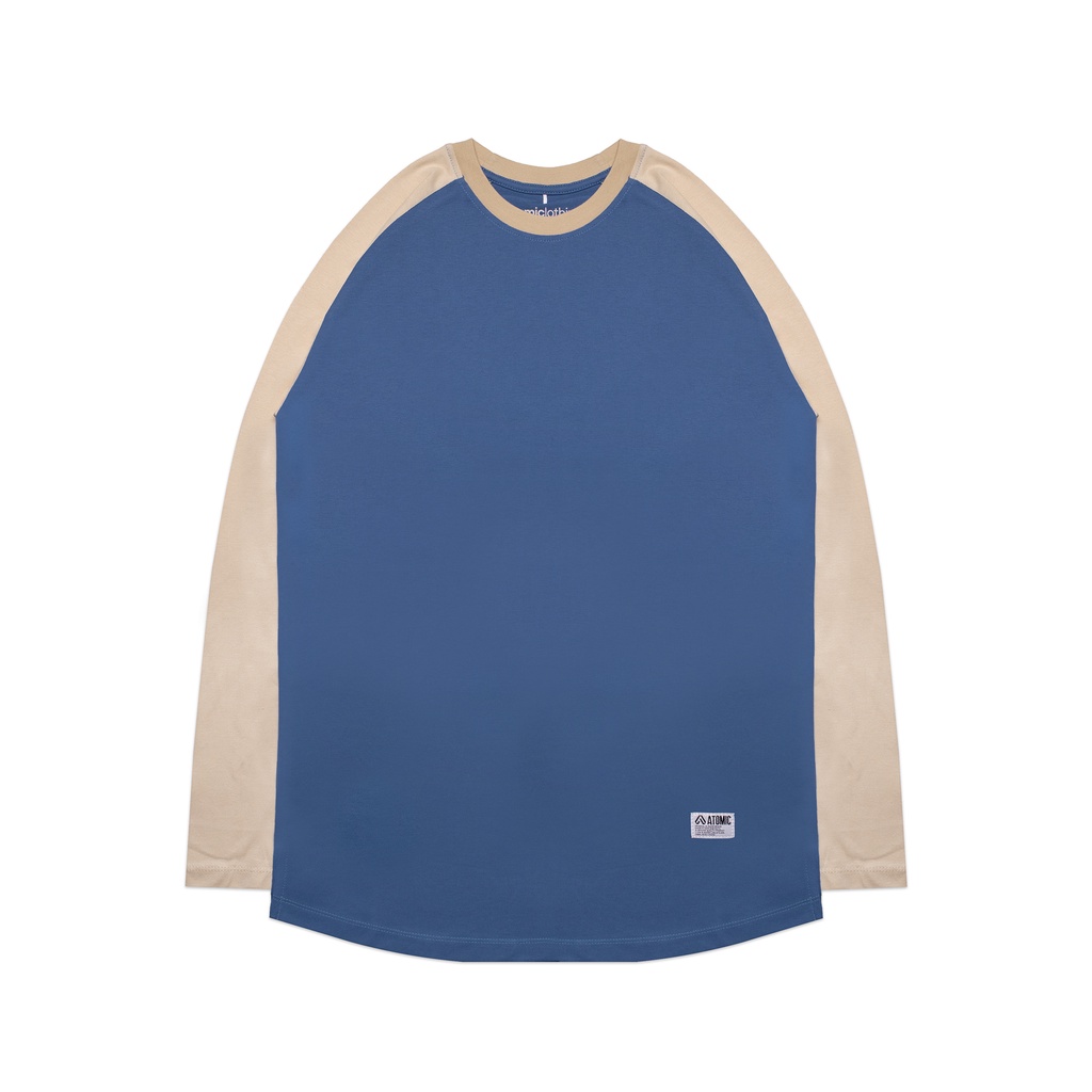 Atomic Kaos Pria Lengan Panjang - Absolute Mineral Blue Cream