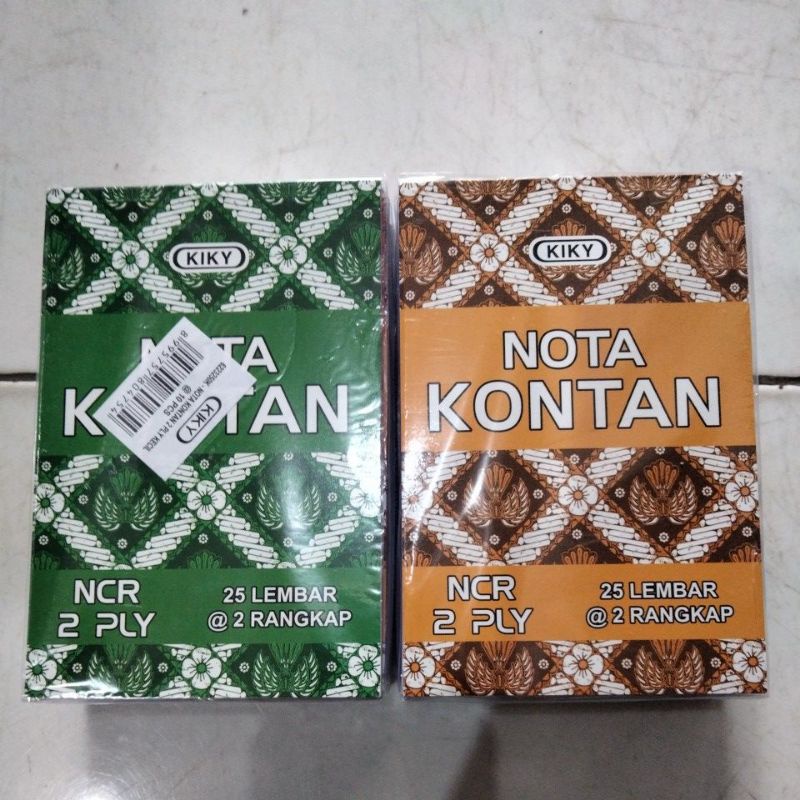 

Nota Kontan Kecil 2 Ply Kiky isi 10 Buku