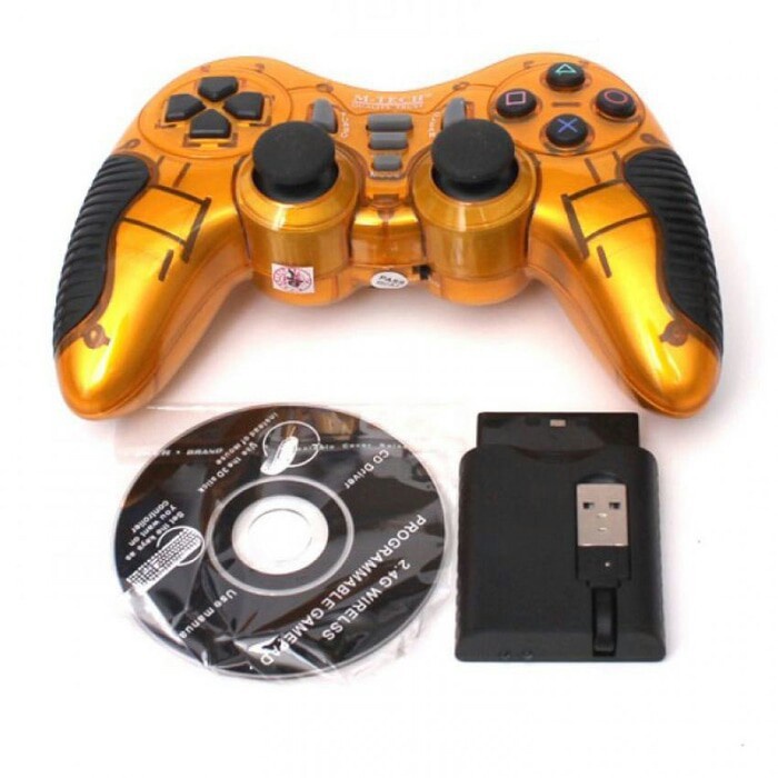 GAMEPAD TURBO WIRELESS M-TECH G-01 3 IN 1 FOR PC LAPTOP PS2 PS3|KD9 GAMEPAD JOYSTICK WIRELESS 3 IN 1