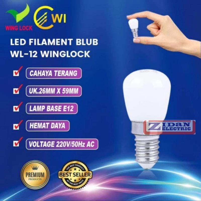 Lampu Kulkas Led E12 E14 3W / Lampu Tidur Led E12 E14 3 Watt Lovov