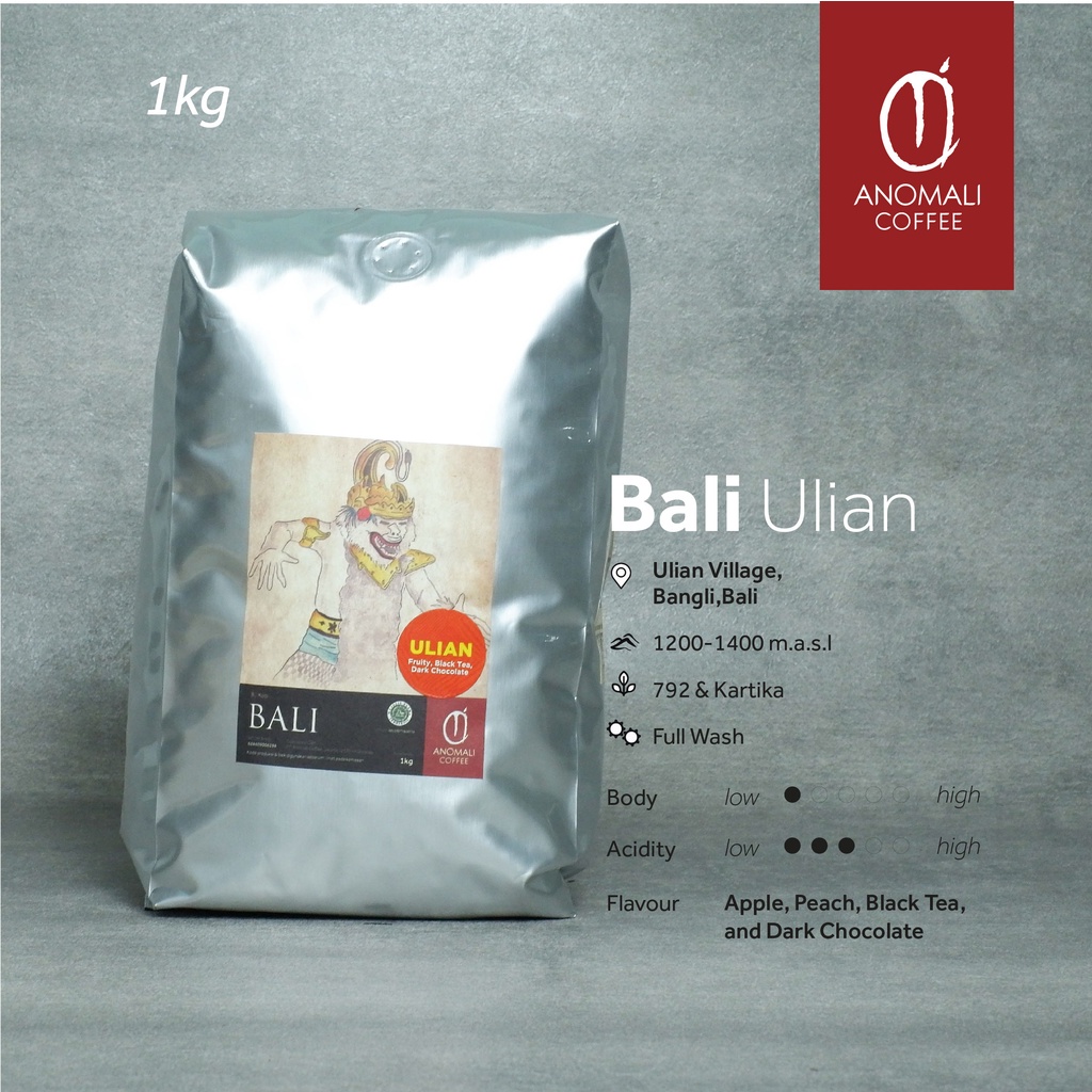 

Anomali Coffee Biji Kopi Bali Ulian 1 KG