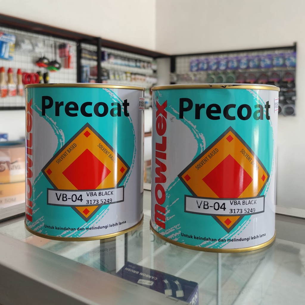 Coating Cat Batu Alam Pernis Mowilex Precoat Vernis Varnish