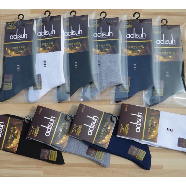 KK010 Premium Kaos Kaki Sock Formal Kerja Kuliah Sekolah Anti Bakteri Anti Bau