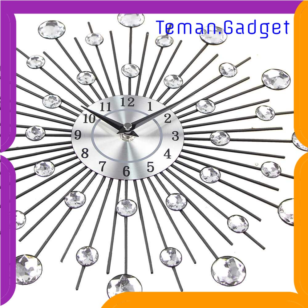 TG-PJM Jam Dinding 3D Quartz Creative Design Model Luxury Diamond - T6807