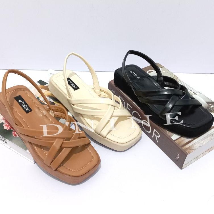 BDG.03Ja23q ‣ Sandal Wanita Sandal platporm wedges gladiator DN 13