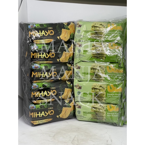 

Mihayo Ulala Snack Renyah Rasa Rumput Laut Seaweed isi 10 pak / pack