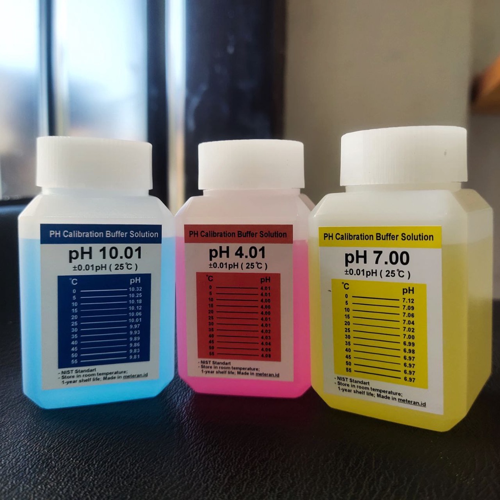 ph calibration solution pH buffer solution larutan Buffer pH