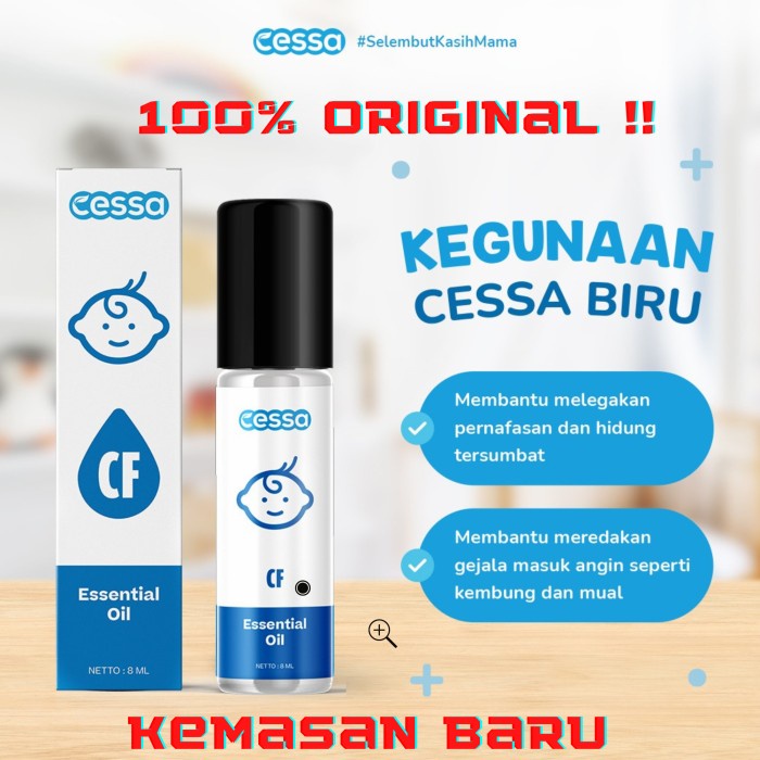 baby-oil- cessa baby biru cough n flu 100% original grosir -oil-baby