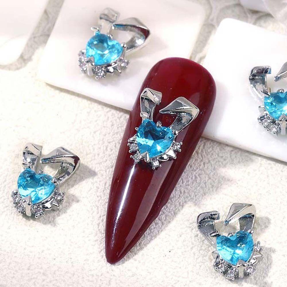 Mxbeauty Kelinci Kuku Berlian Imitasi Wanita Fashion Pesona Kuku Paduan Kelinci Manicure Aksesoris 3D Nail Art Drills