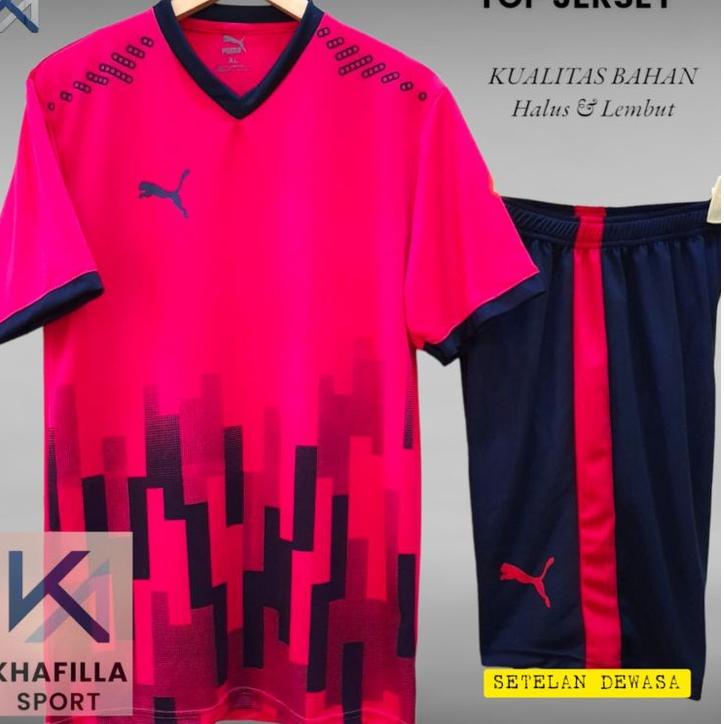 1 SET PAKAIAN OLAHRAGA PRIA WANITA BAJU KAOS BADMINTON LINING BULUTANGKIS VOLLY FUTSAL JERSEY ▪ JEN.