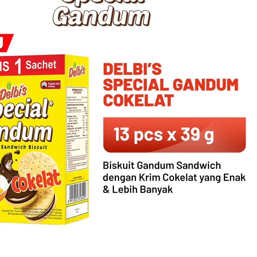 

TERBAIK Delbis Special Gandum Sachet (12 Sachet x 39 gram) Gratis 1 Sachet HR6''