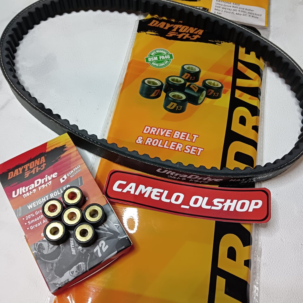 V-BELT VANBELT ROLLER SET DAYTONA SCOOPY KARBU KODE 4454 / VANBELT ROLLER SET ORIGINAL DAYTONA