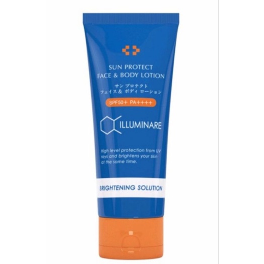 Illuminare Sun Protect Face and Body Lotion 100g/ Sun Block / SPF 50+ PA+++ /