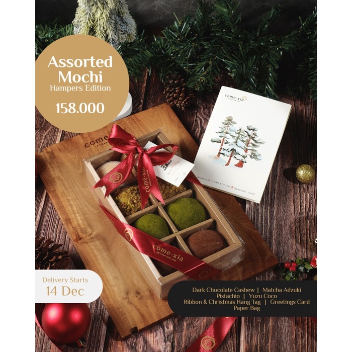 

Assorted Mochi - Come-Xia - Hampers Natal