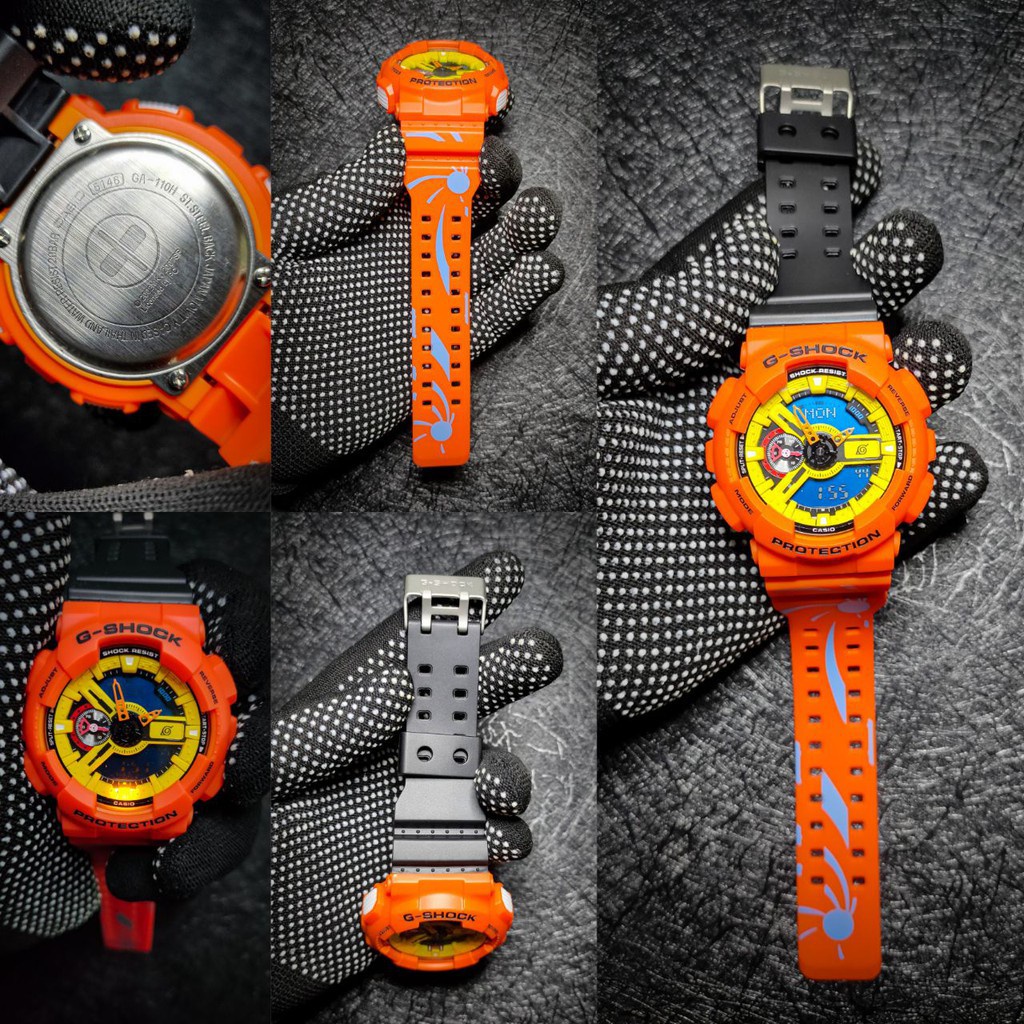 JAM TANGAN CASIO G-SHOCK GA110 GA-110 NARUTO SASUKE FULLSET LIMITED EDITION