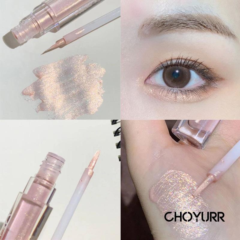 【COD】Liquid Eyeshadow / Lying Silkworm Glitter Pearlescent Cair Shimmer Kosmetik Mata Waterproof Long Lasting Import Original Murah-CH