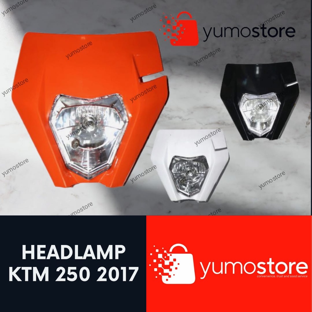 HEADLAMP HEAD LAMP TOTOK BATOK LAMPU DEPAN KTM 250 2017 TRAIL