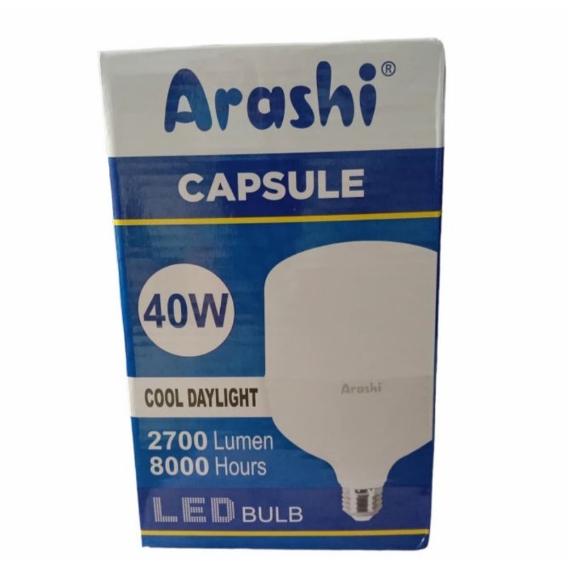 ARASHI Lampu LED Capsule 40W CDL (GARANSI 1 Tahun)