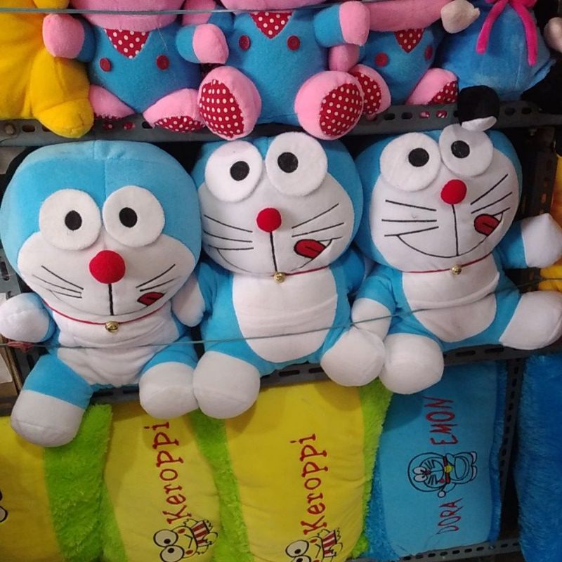 0BONEKA DORAEMON UKURAN SEDANG/BONEKA DORA EMON/BONEKA/MAINAN/KADO