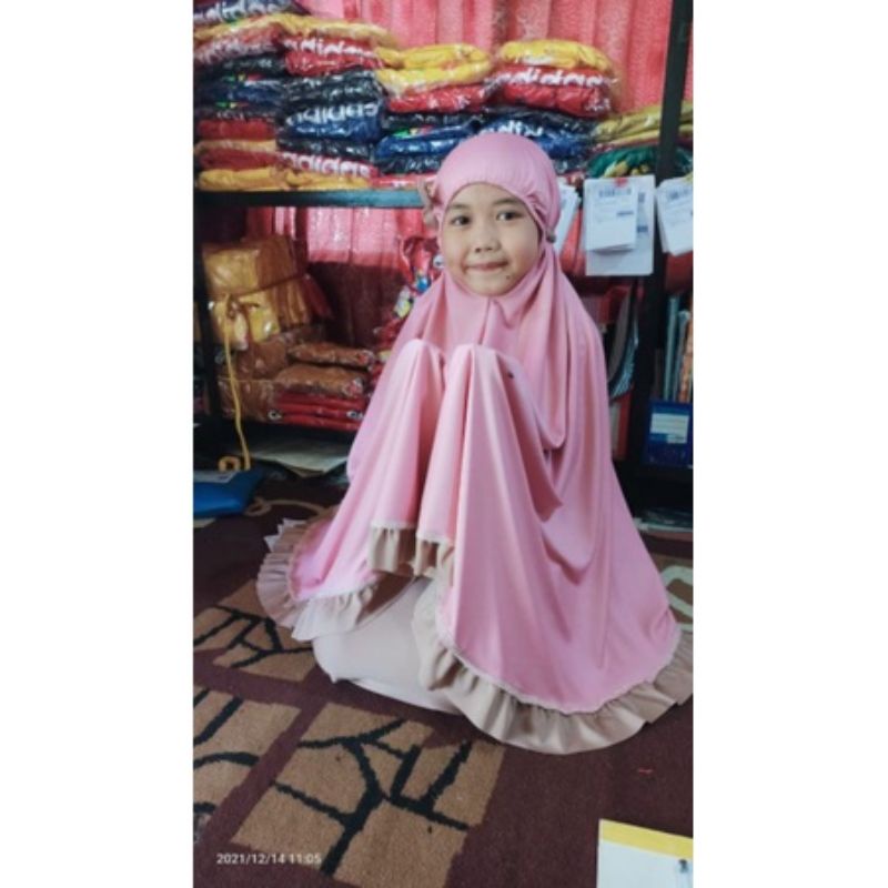 MUKENA ANAK LUCU 2-9THN / MUKENA ANAK VIRAL KOMBINASI WARNA