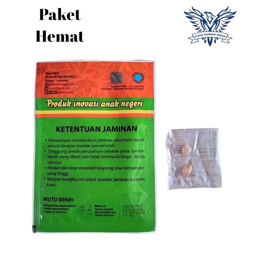 Repack 2000an Benih Paria HAINAN F1 Bibit SUPER HEMAT isi 2 butir Bintang asia 100% Original Cocok untuk pekarangan