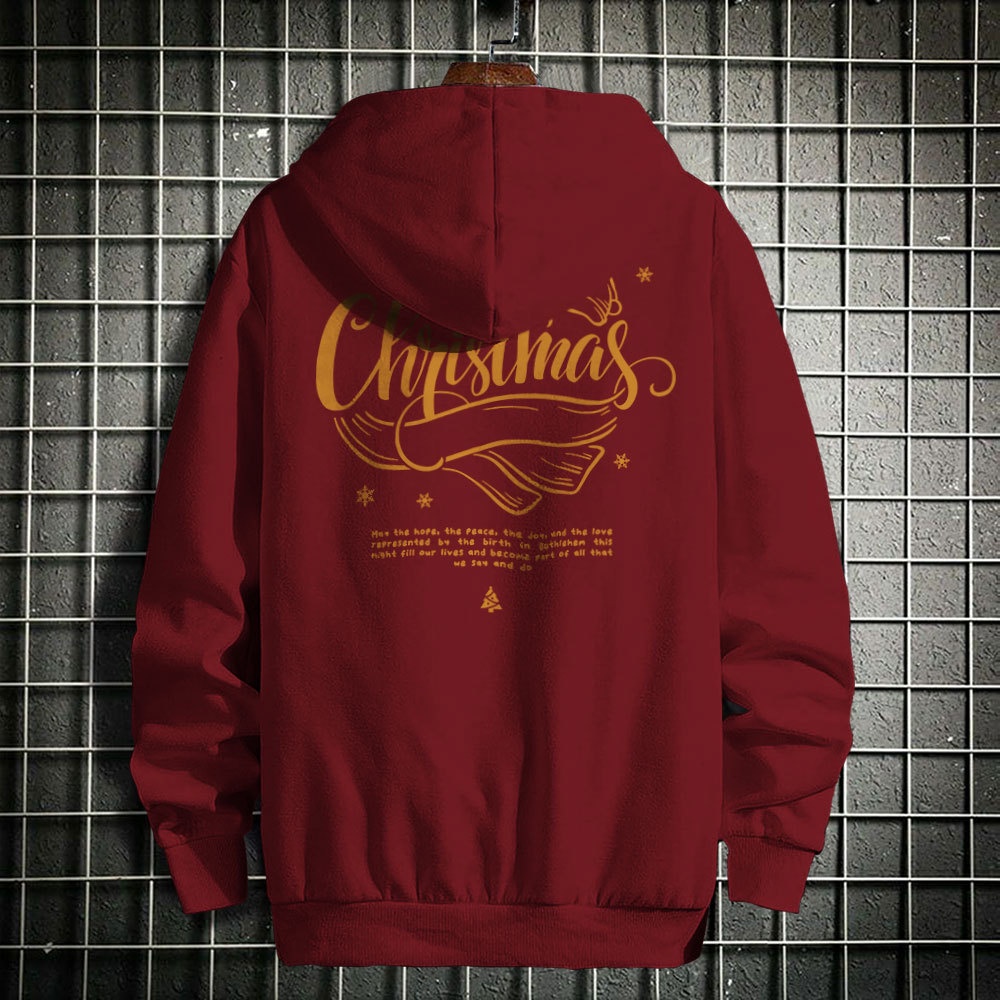 FORTGLASS CTYPO Outerwear Unisex Hoodie Sablon Pria Premium Jaket Pria Jumper Hoodie