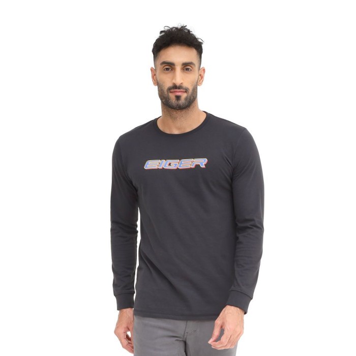 Kaos Eiger STRAGO TSHIRT 91000 8088 Lengan Panjang Original Cowok Bdg