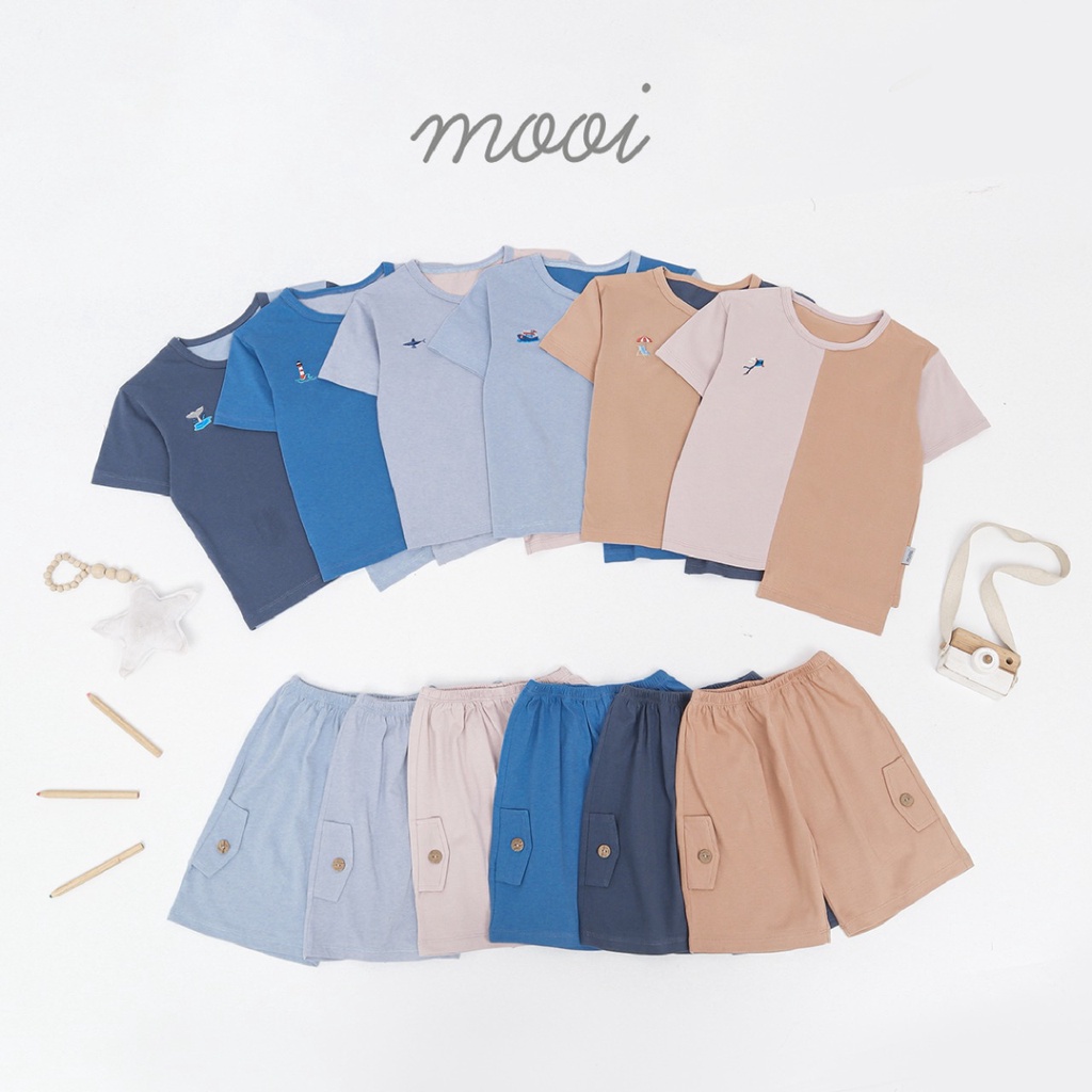 PROMO 7.7 PROMO BAJU LEBARAN MURAH MOOI ROBIN SET SETELAN BAJU PENDEK CELANA PENDEK SETELAN ANAK KAOS CELANA PENDEK 1 - 5 TAHUN PART 2