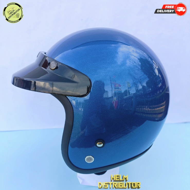 HELM BOGO RETRO CLASSIC ITALI DAN BOGO POLOS PET PANJANG PET PENDEK DEWASA PRIA DAN WANITA COD