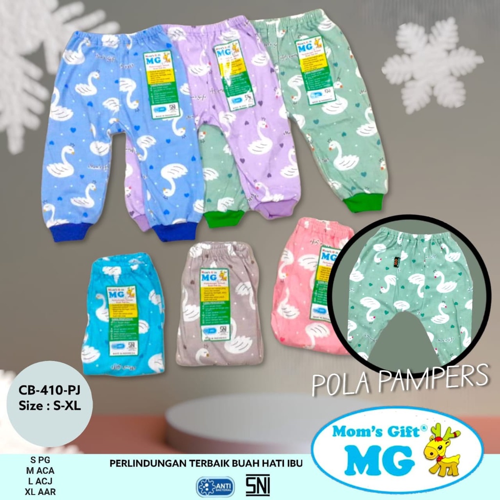 Moms Gift Celana Panjang Bayi Pola Pampers Motif Angsa