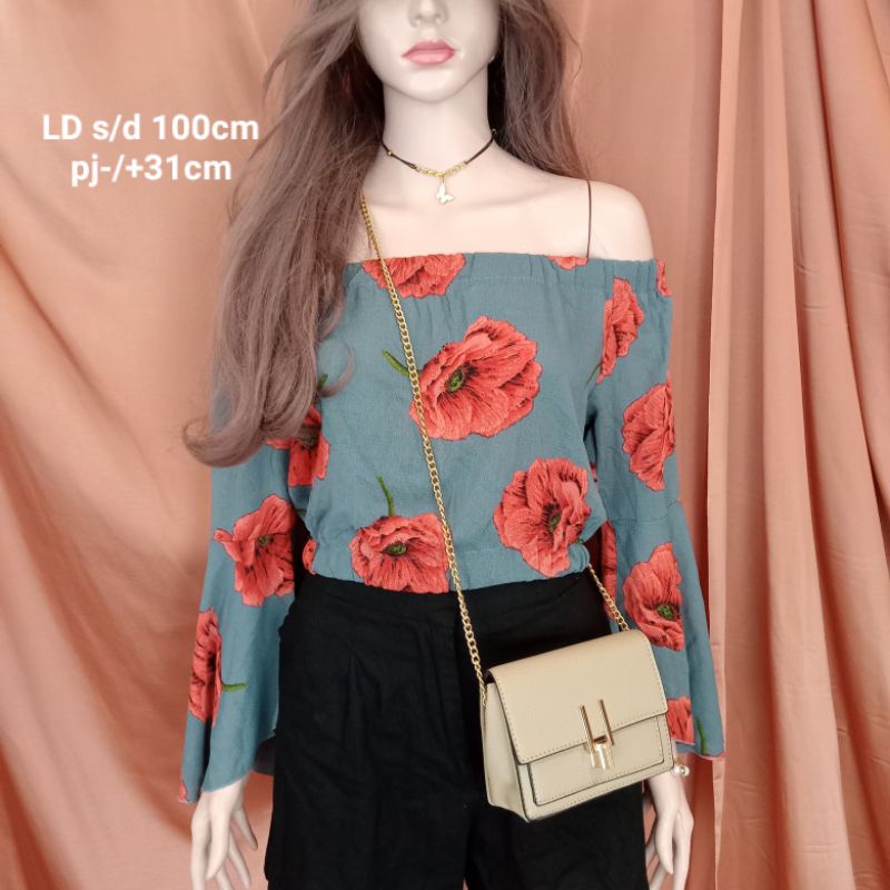 atasan wanita blouse top baju cewek kekinian