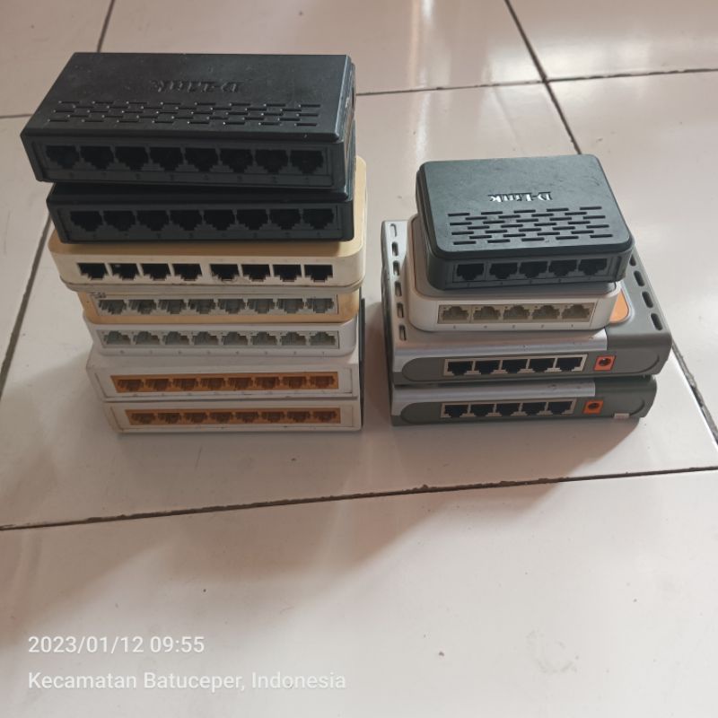 Switch Hub Bekas 8 Port Dan 5 Port
